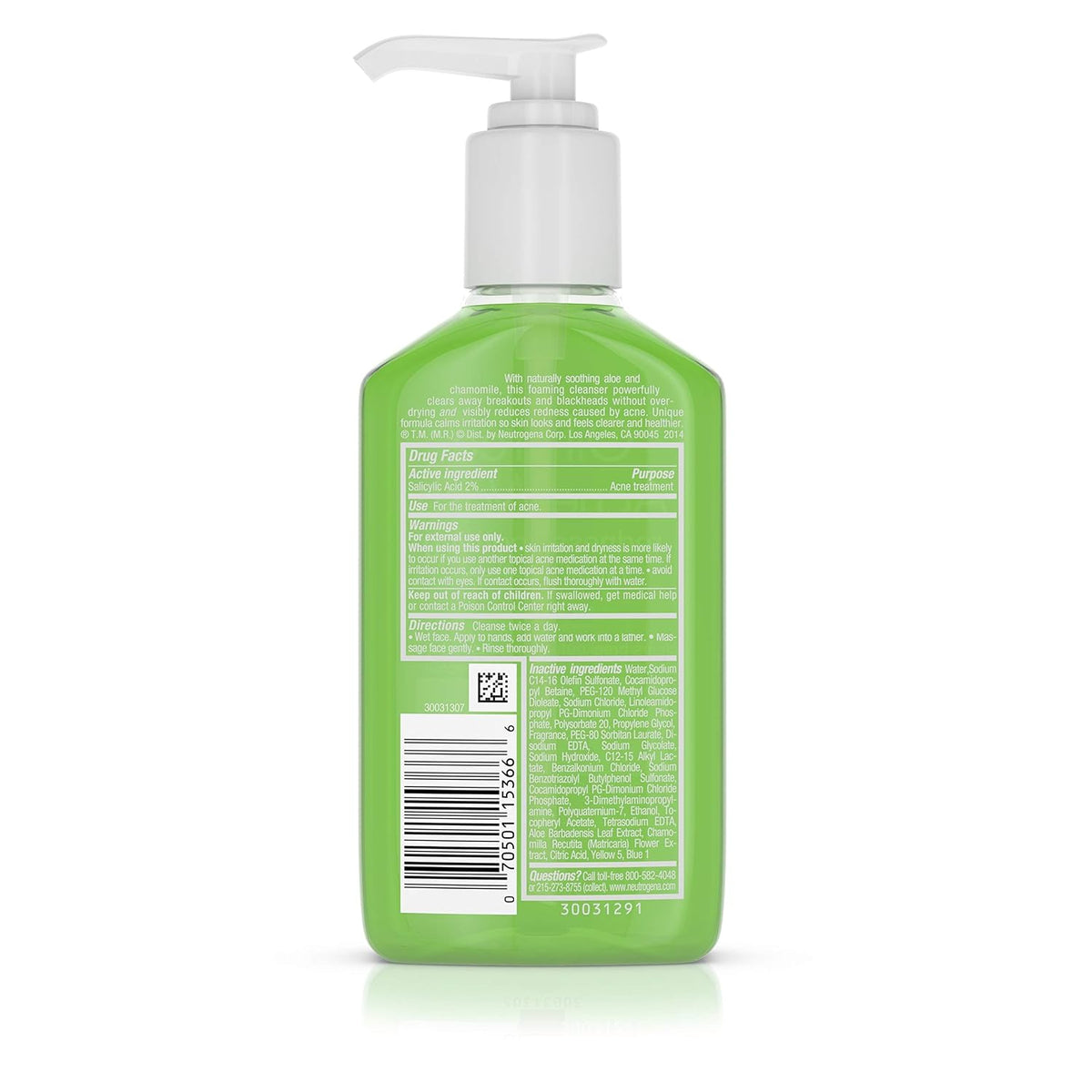 Neutrogena Neutrogena, limpiadora libre de aceite para el acné, enr...