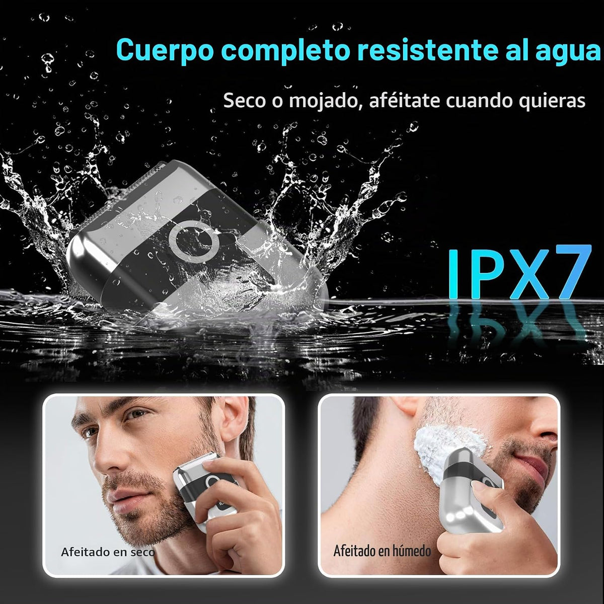 LYRSLF Afeitadoras de láminas para hombres, mini maquinilla de afei...