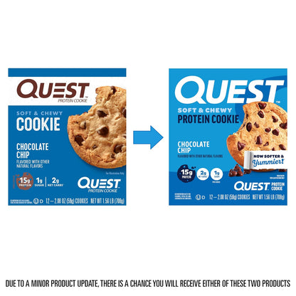 Proteína Quest galletas mantequilla de maní (Chocolate Chip) | 0.07...