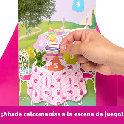 Mattel Disney Princess - Set de moda de muñeca Rapunzel, gira y des...