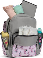 Disney Mochila para pañales con cambiador Minnie Mouse \u2013 Bolsa...