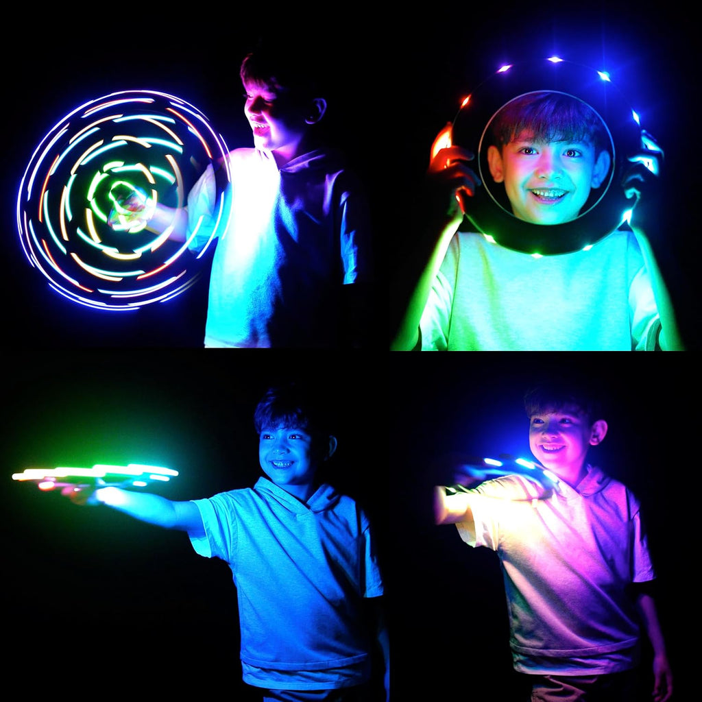 TOSY - Anillo volador \u2013 36 LED RGB multicolor, súper brillante...