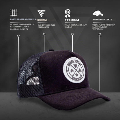 Urban Effort Trucker Hat para hombre – Gorra de béisbol con parte t...