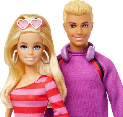 Barbie Fashionistas Patinaje sobre ruedas Barbie & Ken Set | 2 muñe...
