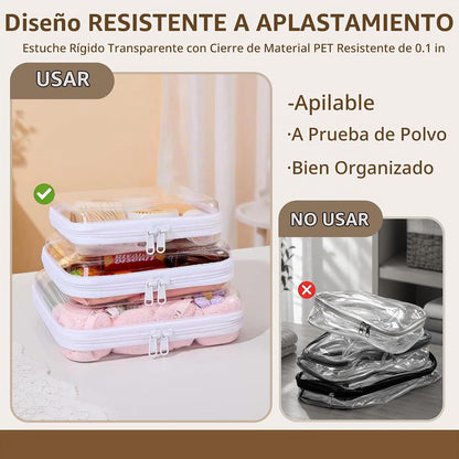 WELPIRT Bolsas organizadoras de bolsas de pañales de cáscara dura |...