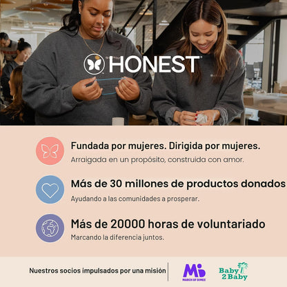 The Honest Company Toallitas multiusos para bebé, terrazo, 36 unida...