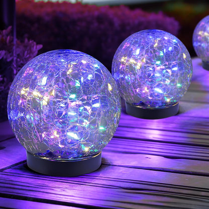 JKIMK Luces solares de globo para exteriores, impermeables, bolas s...