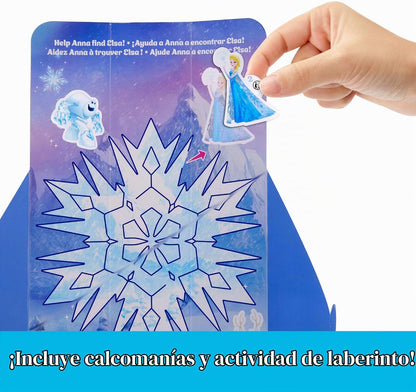 Mattel Disney Frozen Anna - Juego de muñecas de moda, gira y revela...