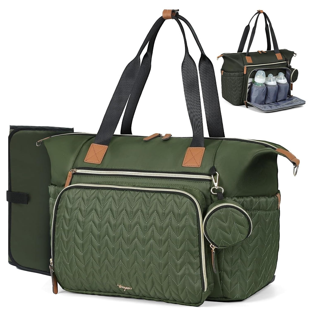 Tonyeee Bolsa de Pañales Tipo Tote, Bolsas Grandes para Pañales de...