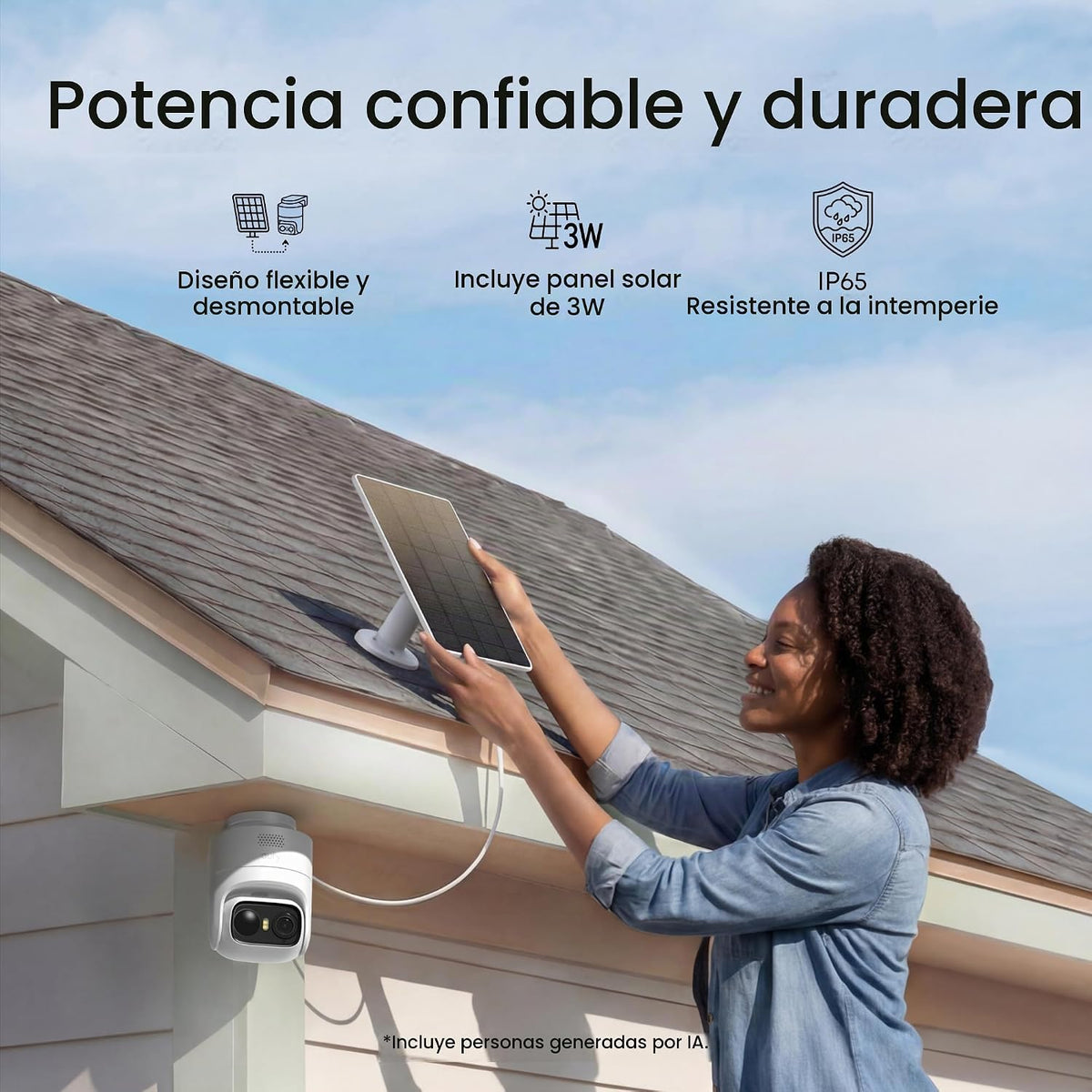 eufy Security eufyCam C37, cámaras solares inalámbricas para exteri...