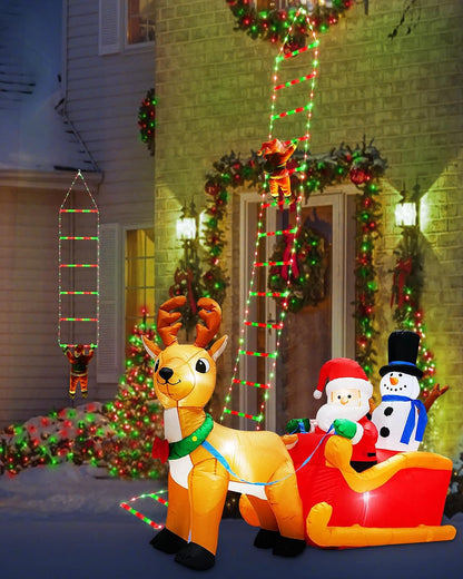 Toodour Luces LED de Navidad, luces decorativas de Navidad de 10 pi...