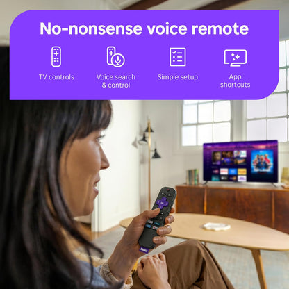 Roku Streaming Stick Plus con control remoto por voz - 4K y HDR10+...