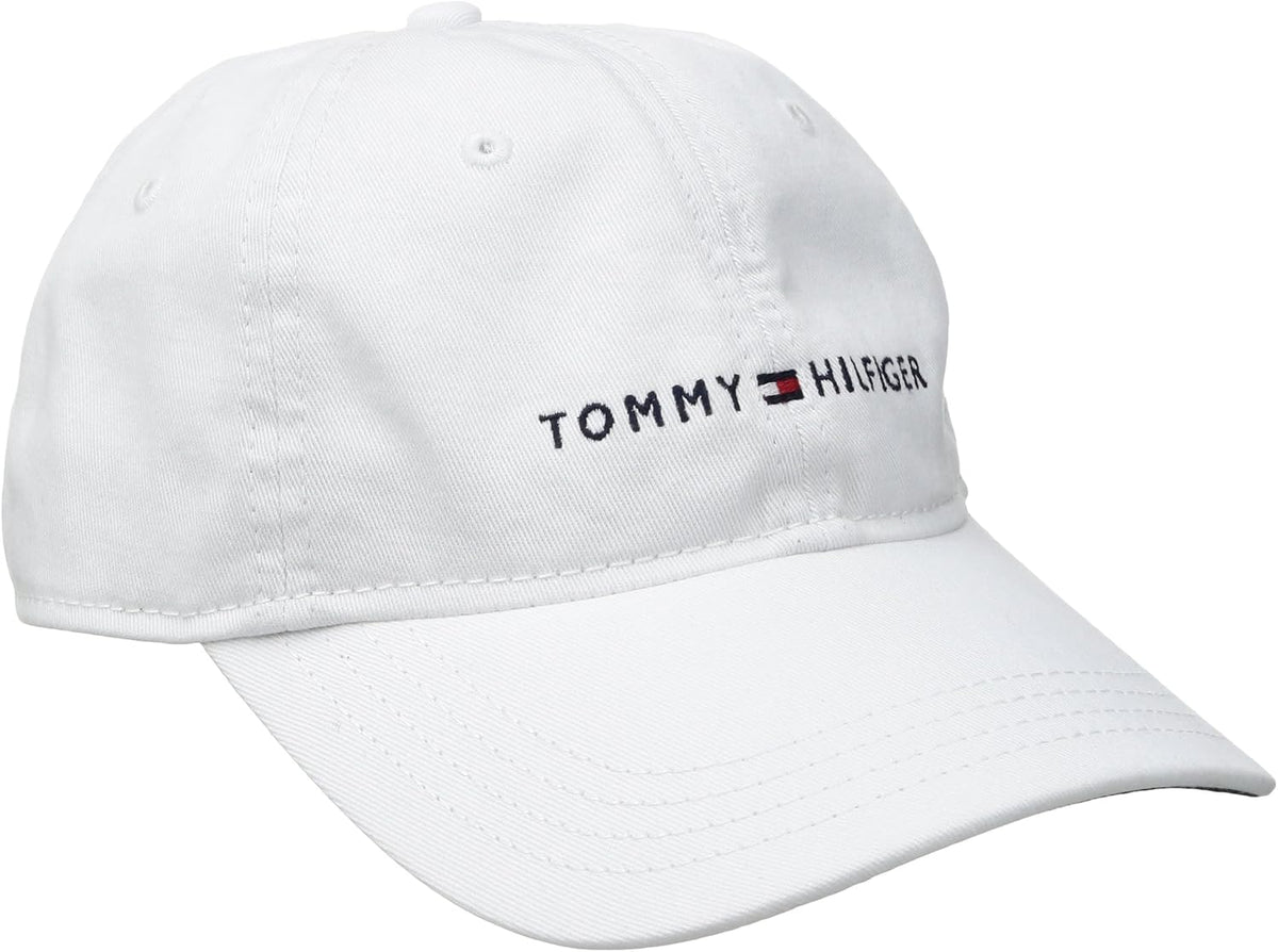 Tommy Hilfiger - Gorra de béisbol ajustable de algodón con logo par...