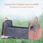 DERJUNSTAR Mochila para pañales \u2013 Bolsa de pañales de gran cap...