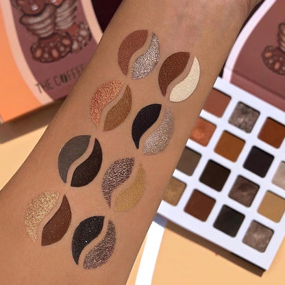 Paleta de sombras de ojos Juvia's Place Coffee Shop - 16 Pan Bu...