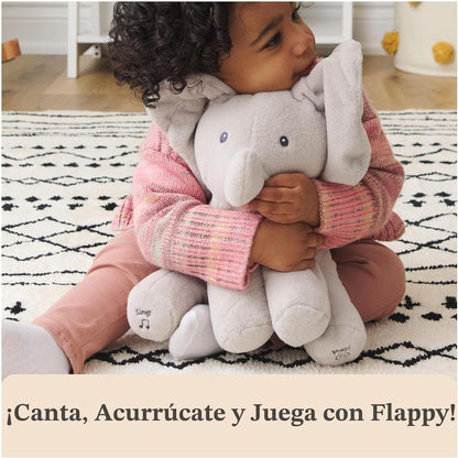 GUND Baby Flappy Elephant - Juguete musical animado interactivo de...