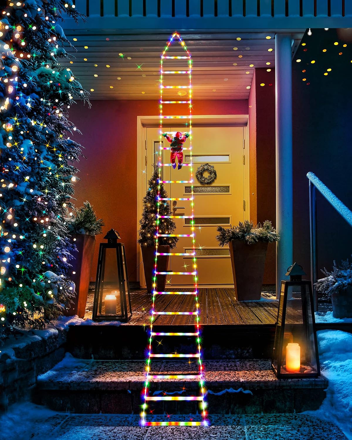 Toodour Luces LED de Navidad, luces decorativas de Navidad de 10 pi...