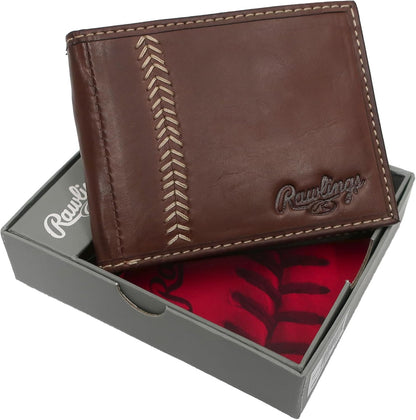 Rawlings | Colección de carteras plegables para hombre | Cuero Genu...