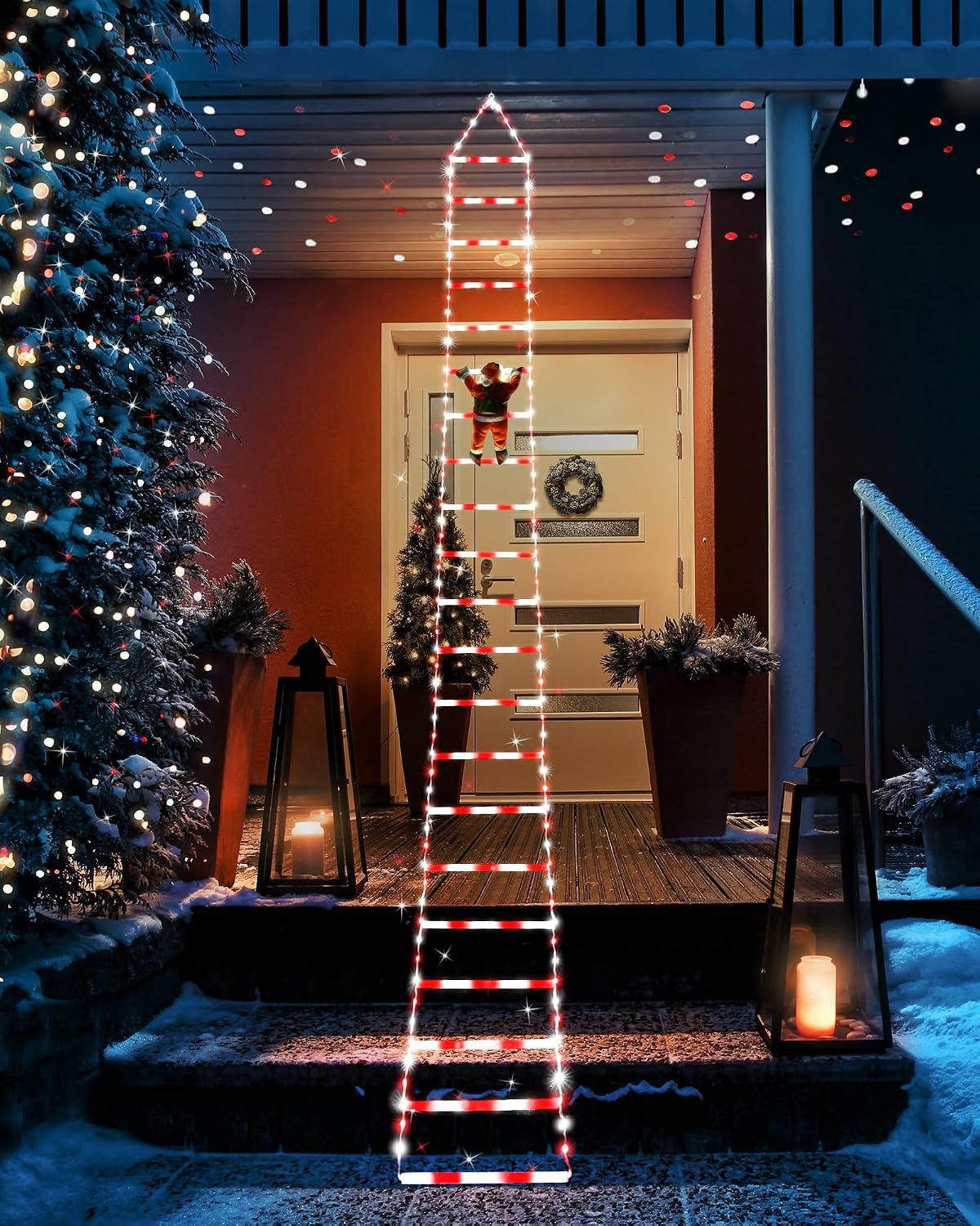 Toodour Luces LED de Navidad – Luces decorativas de Navidad de 10 p...