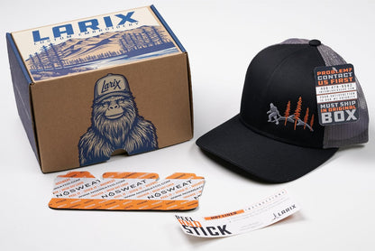 LARIX Trucker Hat Men - Gorra Snapback con parte trasera de malla t...