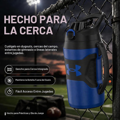 Under Armour Botella de agua aislada con asa y gancho para cerca, j...