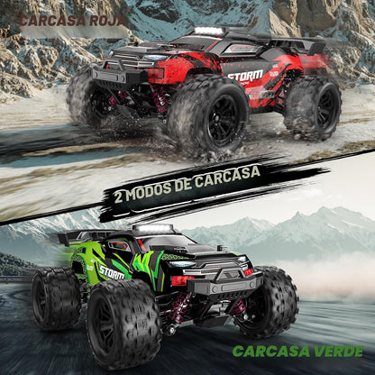 Lvcdzr 1:18 Coches RC, Automóvil de control remoto de 2.4GHz 4WD de...