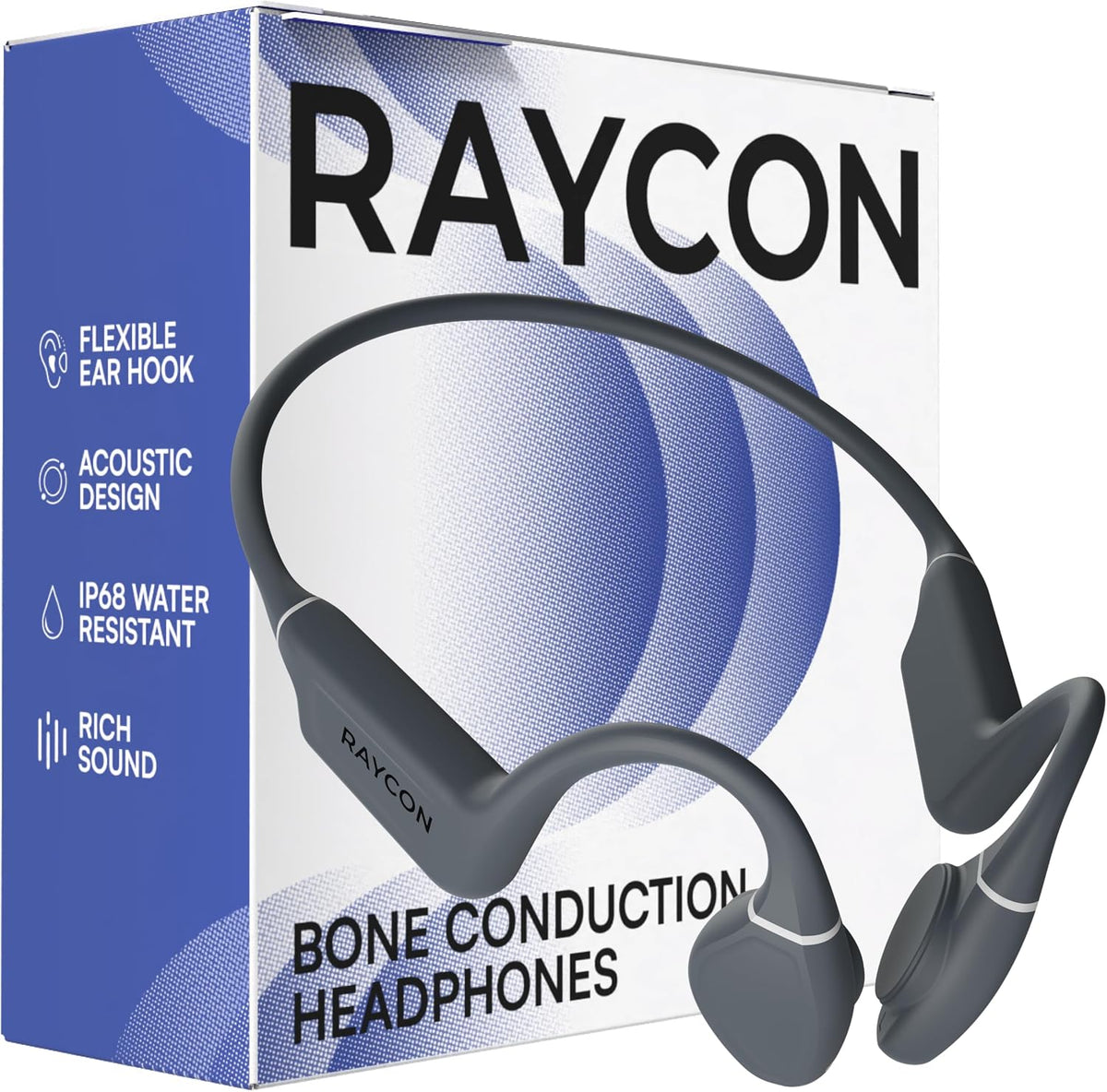 Raycon - Auriculares de conducción ósea \u2013 Auriculares abiertos...