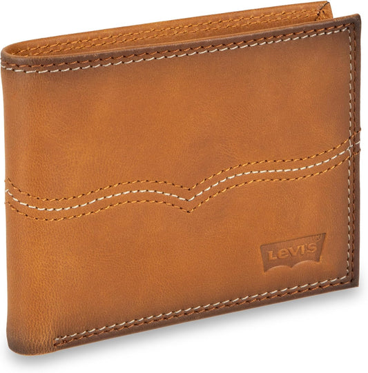 Levi's Cartera compacta para hombre con ranuras para tarjetas y...
