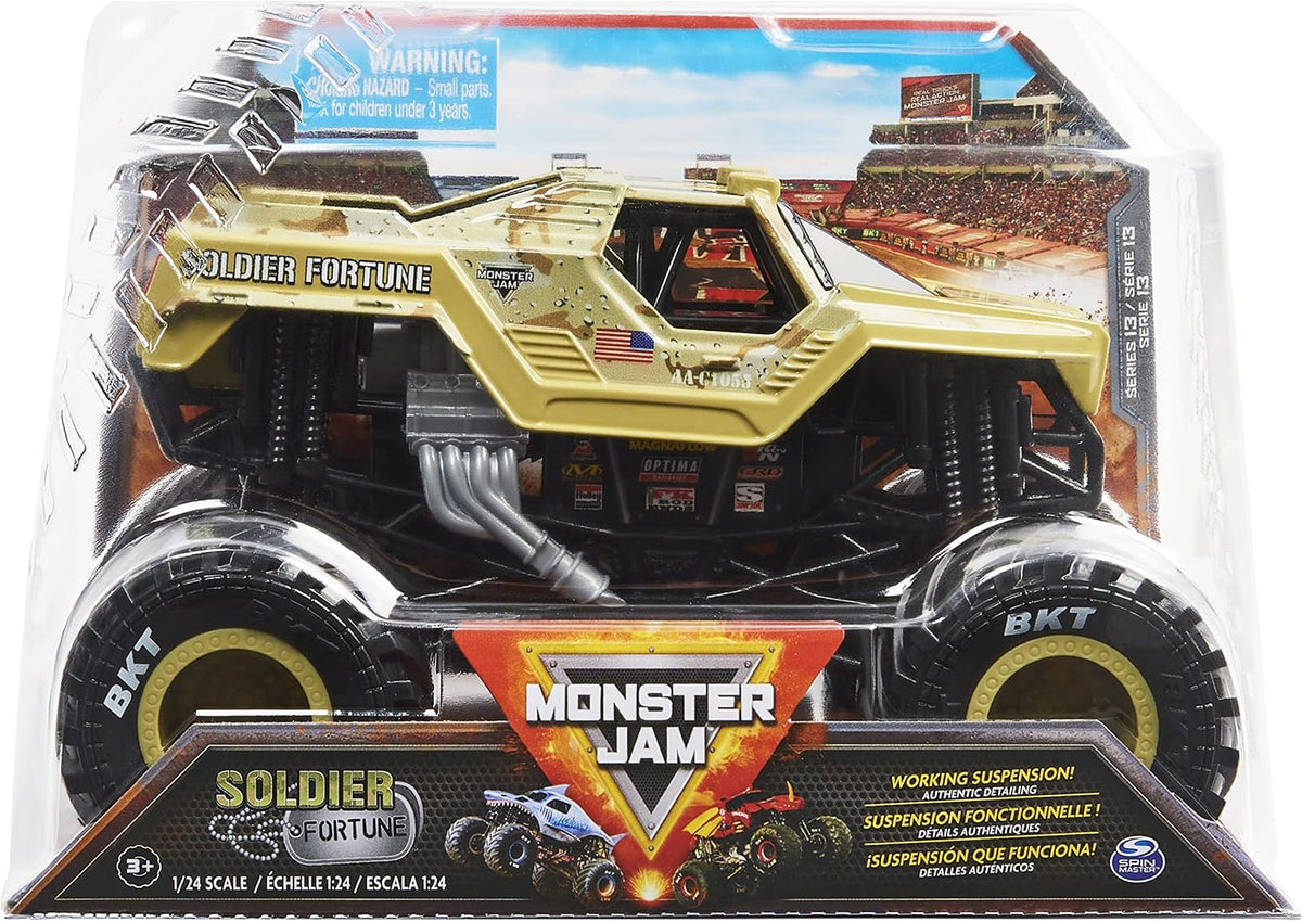 Monster Jam - Camión monstruo oficial de Soldier Fortune, vehículo...