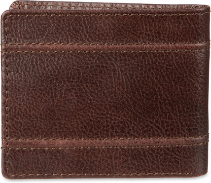 Columbia Billetera plegable delgada RFID para hombre con cordón de...