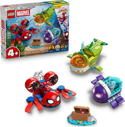 LEGO Marvel Spidey: Vehículos submarinos 11207 | Juguetes de constr...