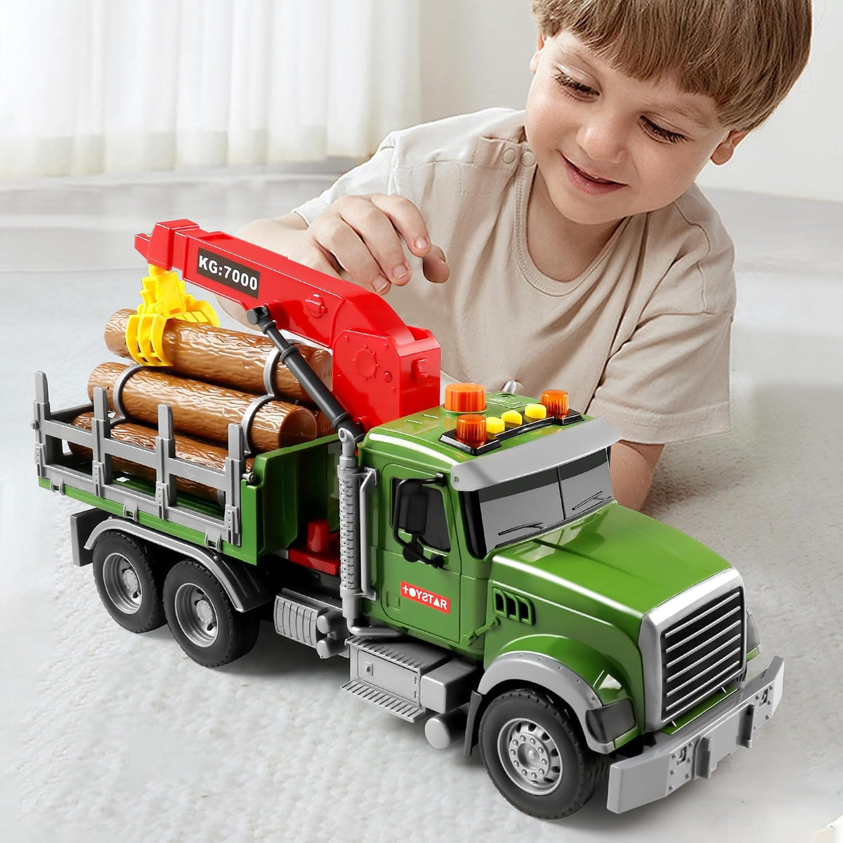 Dwi Dowellin Juguetes para niños de 3, 4, 5, 6, 7 años, camión de m...