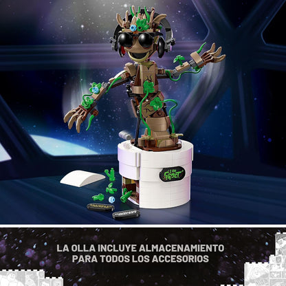LEGO Marvel Dancing Groot, Guardianes de la Galaxia, regalo de cump...