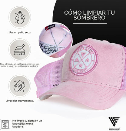 Urban Effort Trucker Hat para hombre – Gorra de béisbol con parte t...