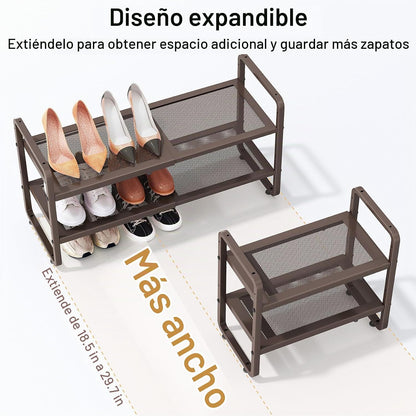 SNTD Zapatero \u2013 Organizador de zapatos expandible para armario...