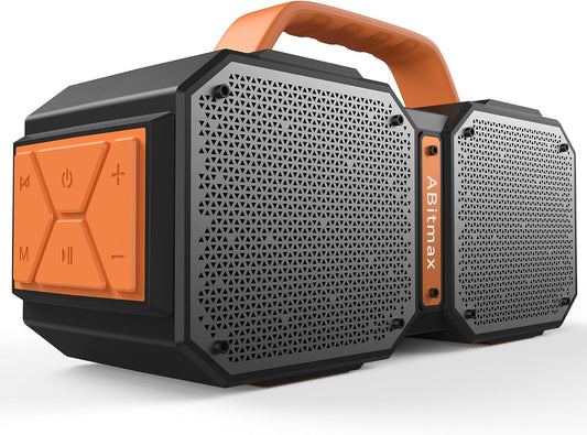 ABitmax Altavoz Bluetooth para exteriores, pico de 90 W, 35 H | Alt...