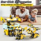 Qumcou Coche de Control Remoto Transformable 1:16, Juguetes para ni...