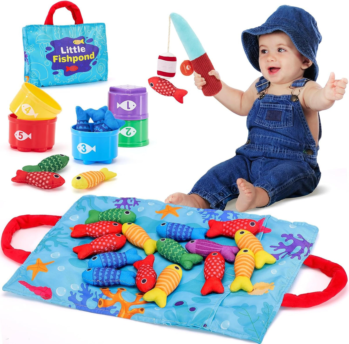 hahaland Juguetes Montessori para niño de 1 año de edad, regalo de...