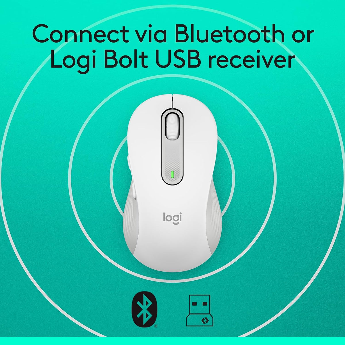 Logitech Signature M650 L - Ratón inalámbrico de tamaño completo |...