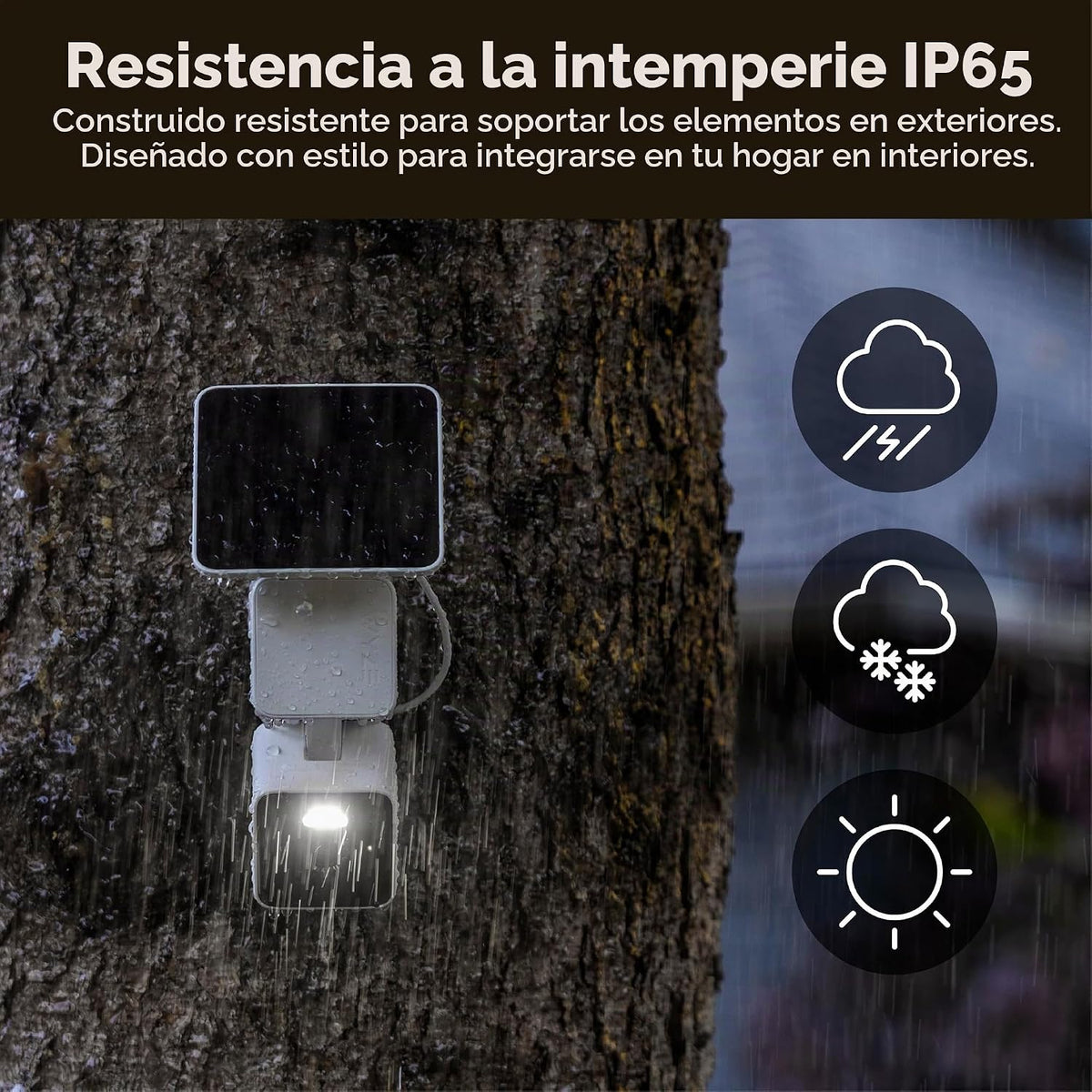WYZE Cámara solar Pan, cámaras de seguridad 2K inalámbricas al aire...