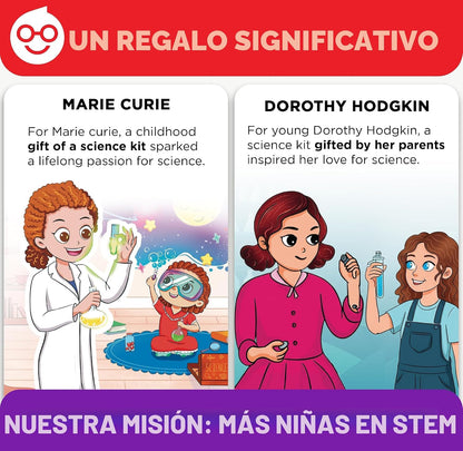 Doctor Jupiter Kit de primeros experimentos científicos para niñas...