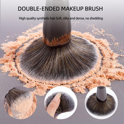 MAANGE 20 brochas de maquillaje con caja de regalo, brochas de maqu...