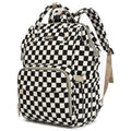 GAIVP mochila de pañales para bebe, negro, rojo (Checkered Black),...