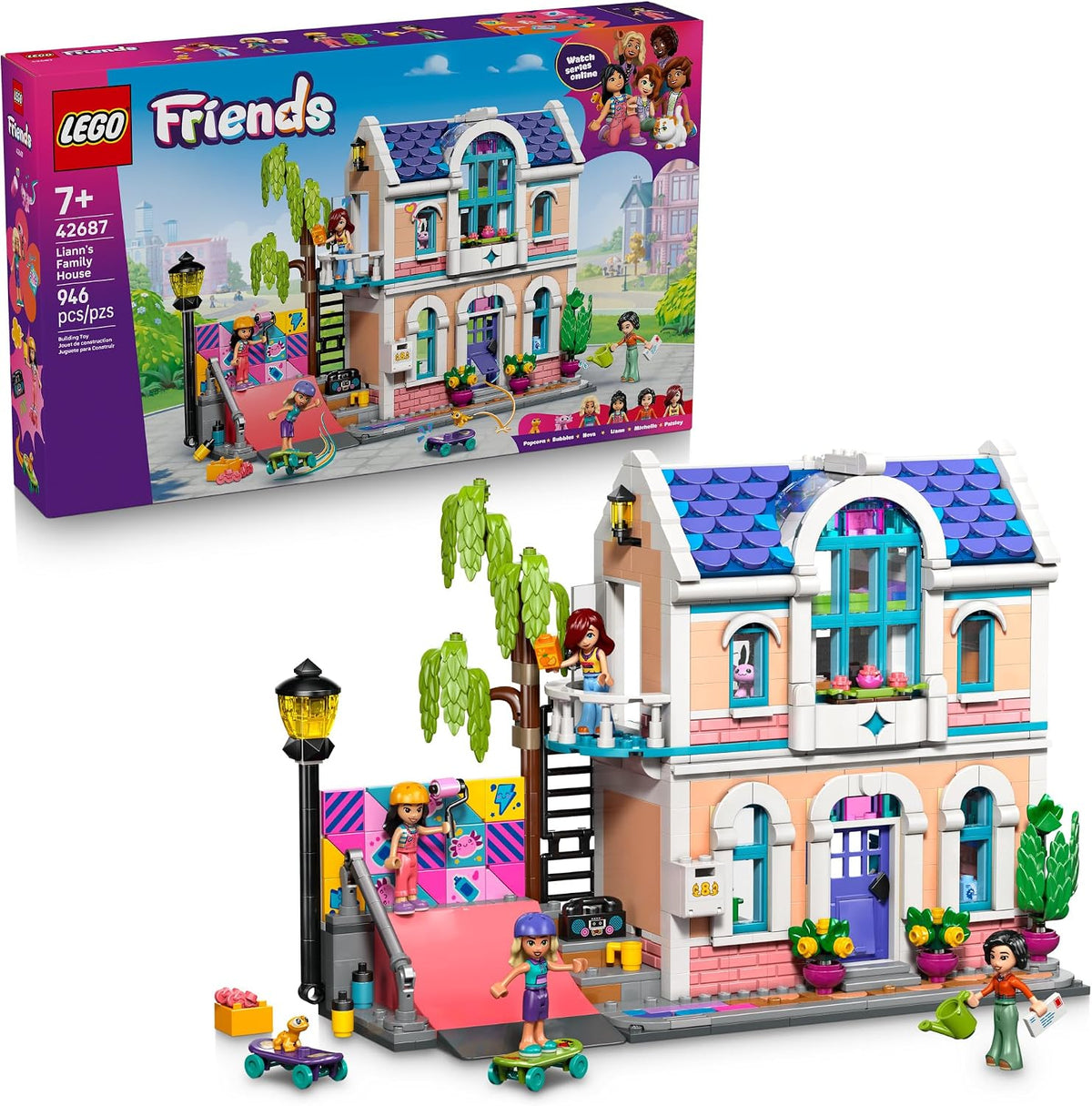 LEGO Friends - Casa familiar de Liann 42687 | Juguetes de construcc...