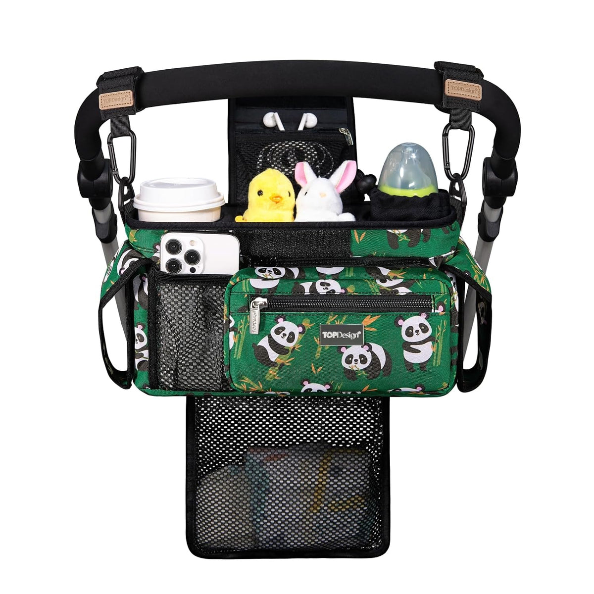 TOPDesign Organizador Universal para Cochecito de Bebé, Carrito con...