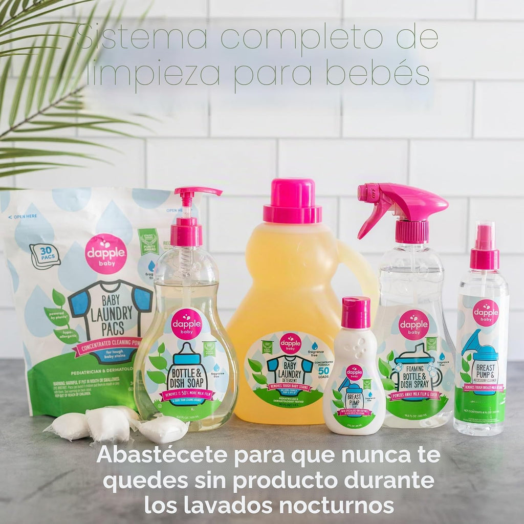 Dapple Bolsa de repuesto para biberones y platos de lavanda para be...