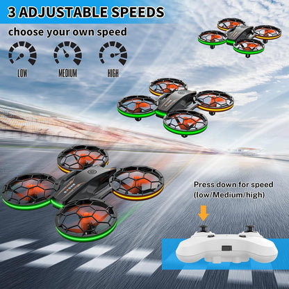 Drones - Drone RC con auto flotante y modo sin cabeza, cuadricópter...