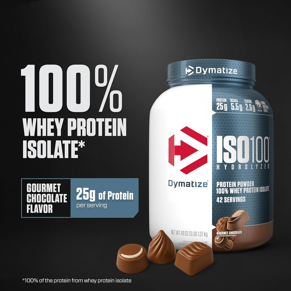 Dymatize Nutrition 100% proteína de suero de leche aislada hidroliz...
