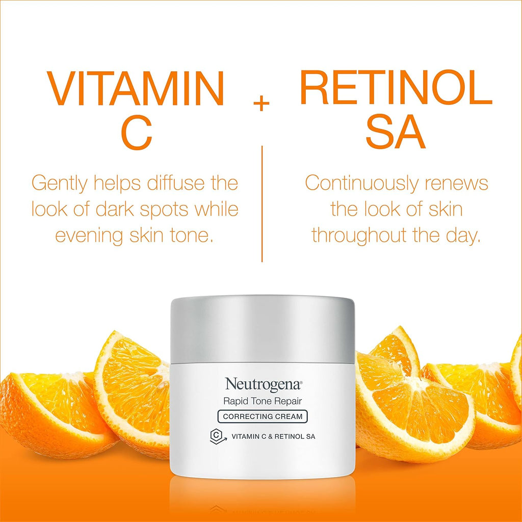 Neutrogena Rapid Tone Repair Retinol + Crema correctora de vitamina...
