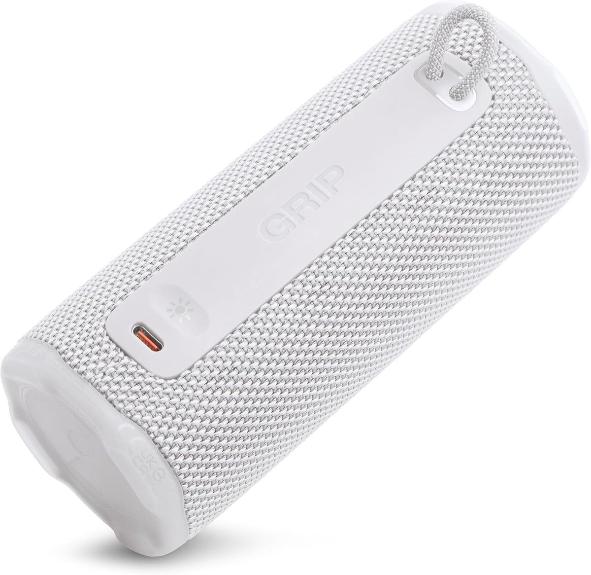 Altavoz Bluetooth portátil JBL Grip, resistente al agua, luz ambien...